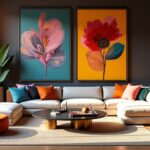 L'influence des tableaux abstraits colorés sur la décoration contemporaine : un monde de nuances et d'émotions