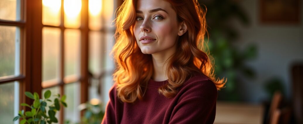 Adoptez la teinte rouge auburn : une couleur vibrante et chaleureuse pour illuminer votre style