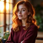 Adoptez la teinte rouge auburn : une couleur vibrante et chaleureuse pour illuminer votre style