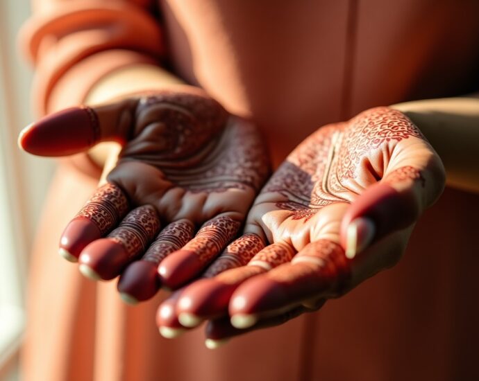Explorez les tendances modernes du mehndi pour magnifier vos mains avec élégance