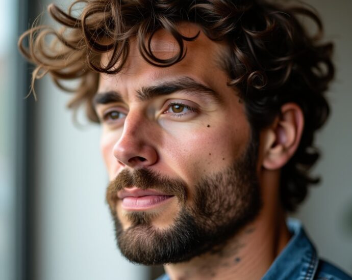 Dégradé parfait pour cheveux bouclés chez l'homme : conseils pour un look naturellement stylé
