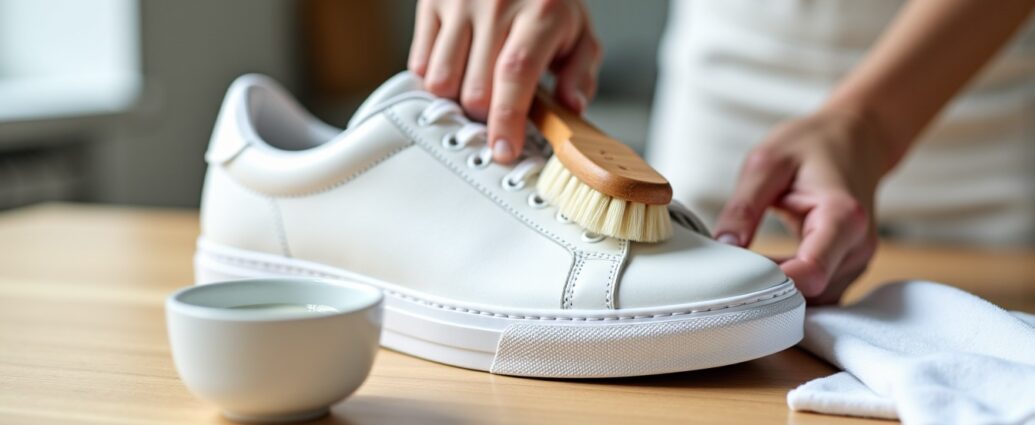 Comment nettoyer vos baskets blanches en cuir sans les abîmer : astuces et conseils experts