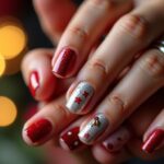 Designs d'ongles festifs : idées stylées pour briller pendant les fêtes