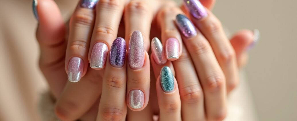 Paillettes pour ongles : inspirations éclatantes pour des manucures uniques et brillantes