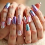 Paillettes pour ongles : inspirations éclatantes pour des manucures uniques et brillantes