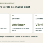 Comprendre le rôle de chaque objet. Utilisé : Une fonction connue dans votre routine. En double : Un emplacement ou un besoin distinct. À identifier : Retrouver référence, notice et destination.